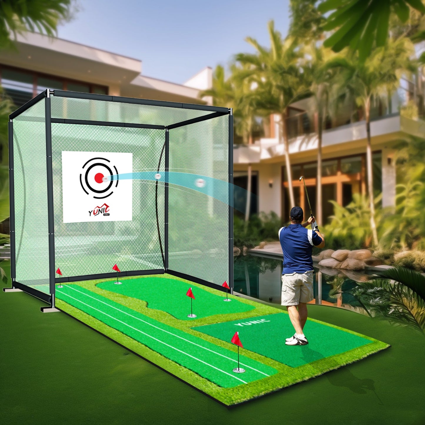 Golf Putting Green (16ft, Style A)