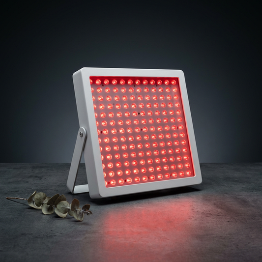 LED Red Light Therapy Panel Lamp for Facial anti Aging Skin Care Beauty 225 LED Light Body Pain Relief Physical Therapy Tools — Studio Shot