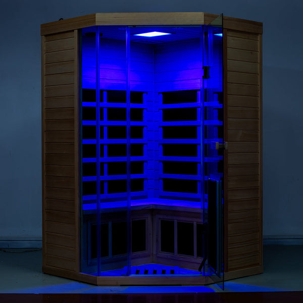 SR07 2 Person Far Infrared Sauna Red Cedar