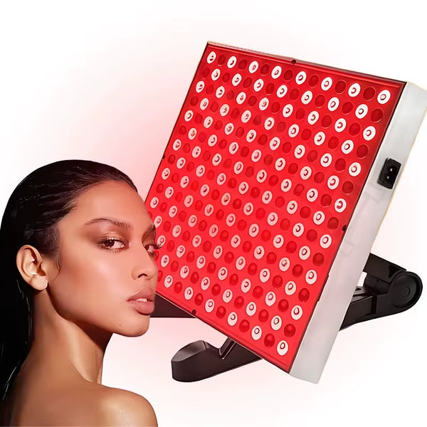 LED Red Light Panel Lamp – 225 LEDs, 660nm & 850nm Light Device for Home Wellness and Personal Care Use