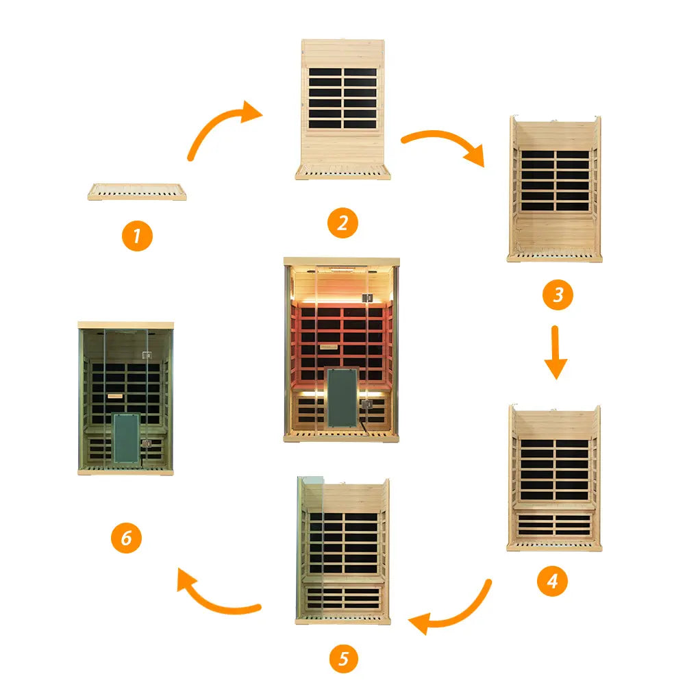 SH02 2 Person Far Infrared Sauna