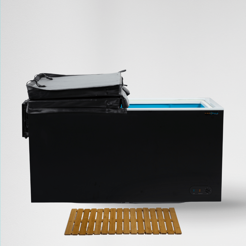 Fire Cold Plunge All-In-One Residential Ice Bath Tub with Built-In Cooling, Filtration, and Ozone System