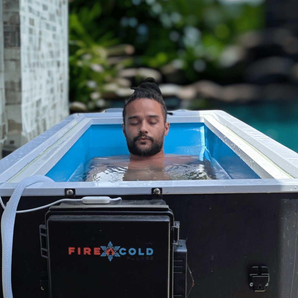 Fire Cold Plunge All-In-One Residential Ice Bath Tub with Built-In Cooling, Filtration, and Ozone System