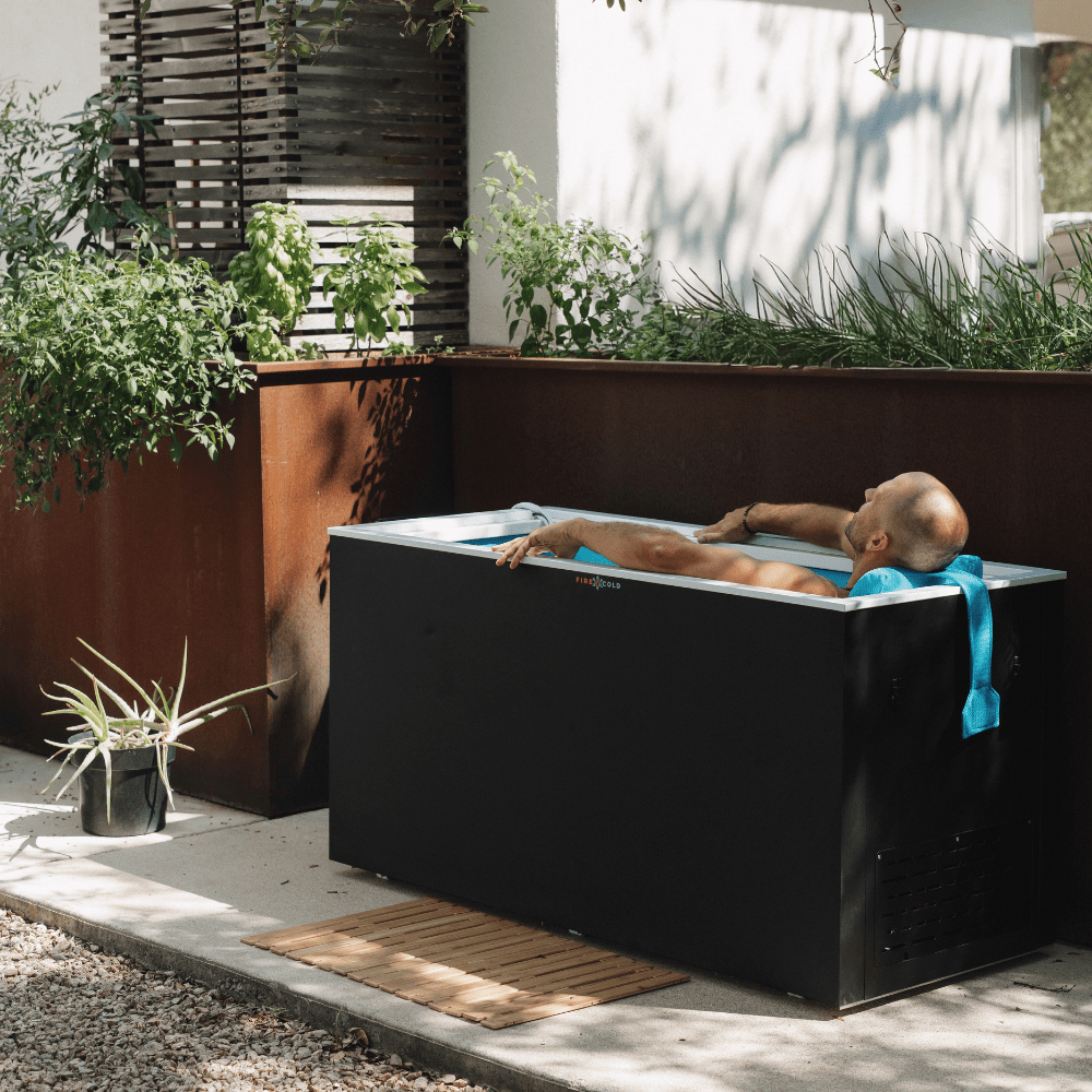 Fire Cold Plunge All-In-One Residential Ice Bath Tub with Built-In Cooling, Filtration, and Ozone System