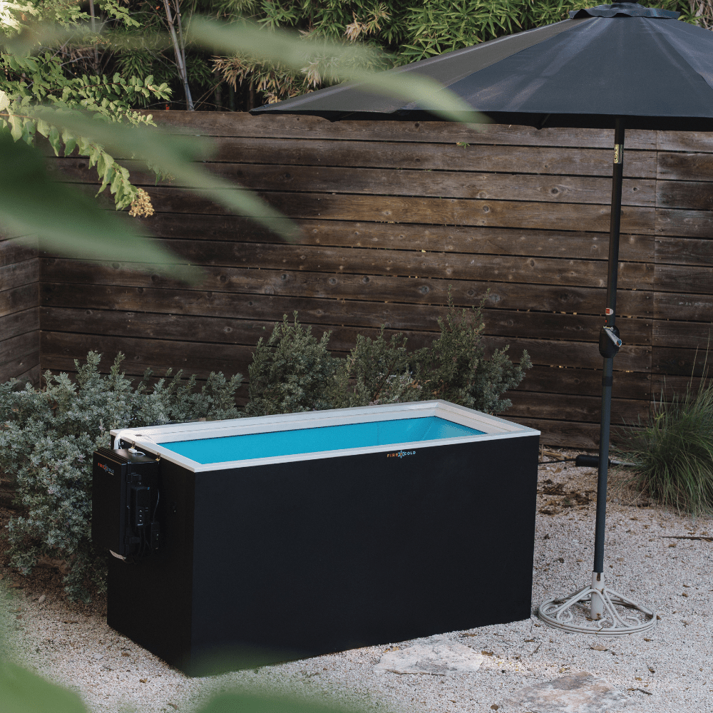 Fire Cold Plunge All-In-One Residential Ice Bath Tub with Built-In Cooling, Filtration, and Ozone System