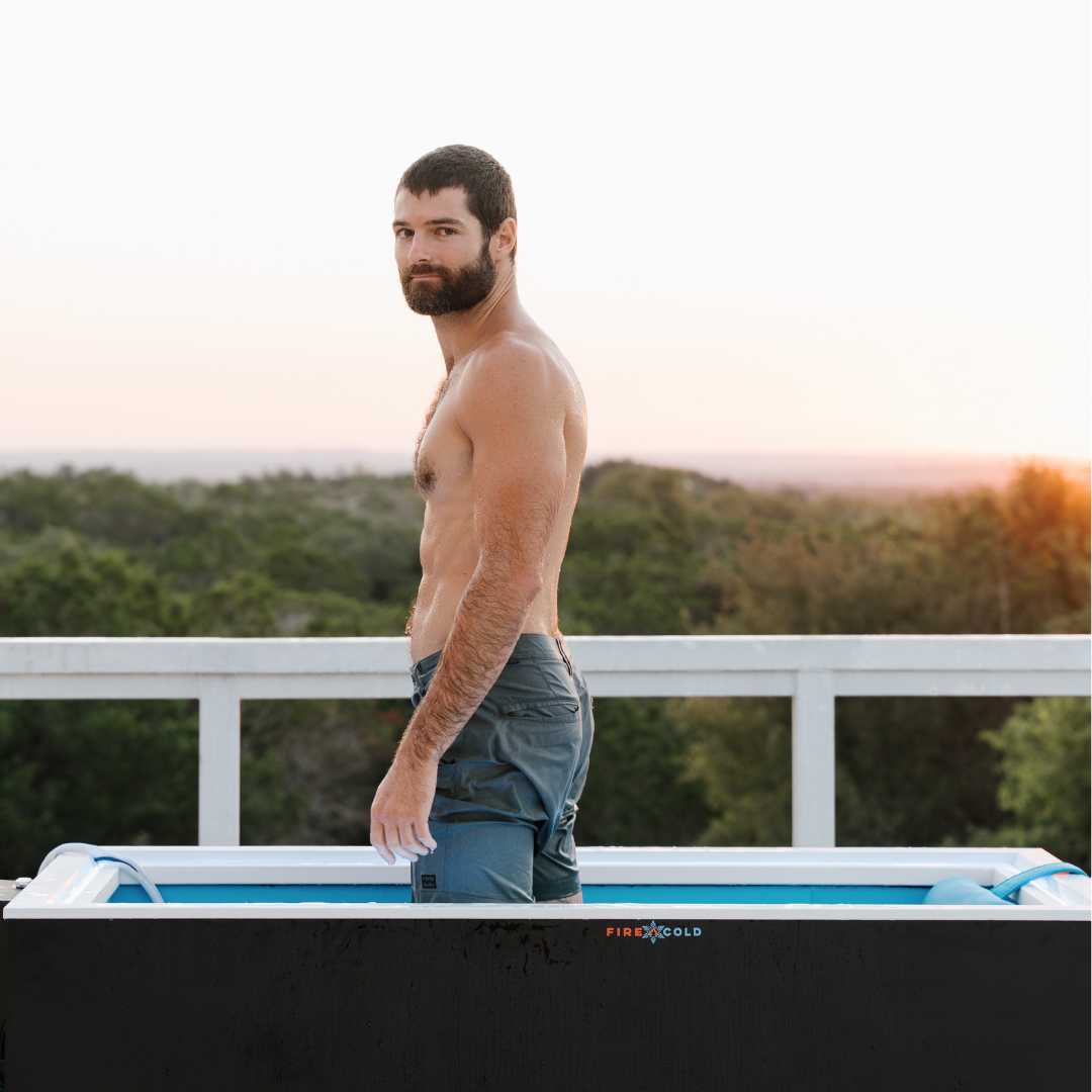 Fire Cold Plunge All-In-One Residential Ice Bath Tub with Built-In Cooling, Filtration, and Ozone System