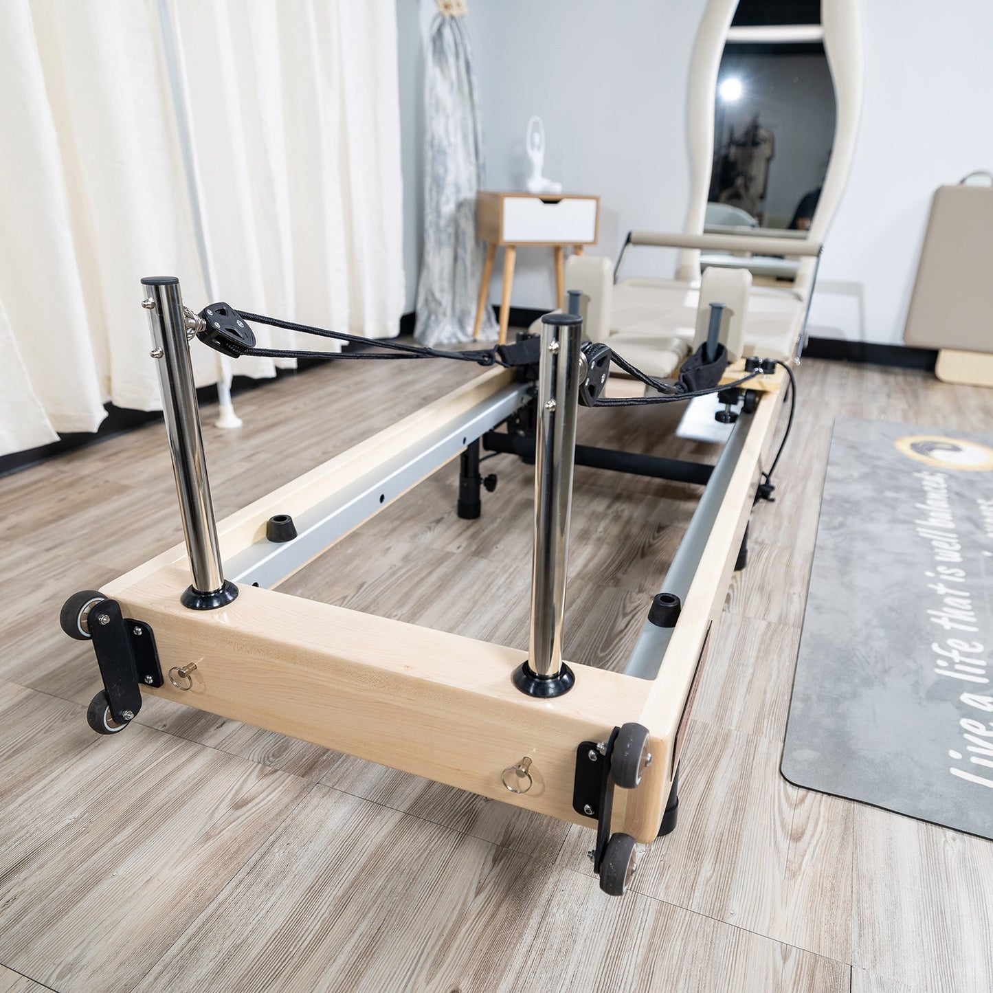 With Large Smart Screen - Janet Elite 2.0 – Foldable Pilates Reformer - RE015