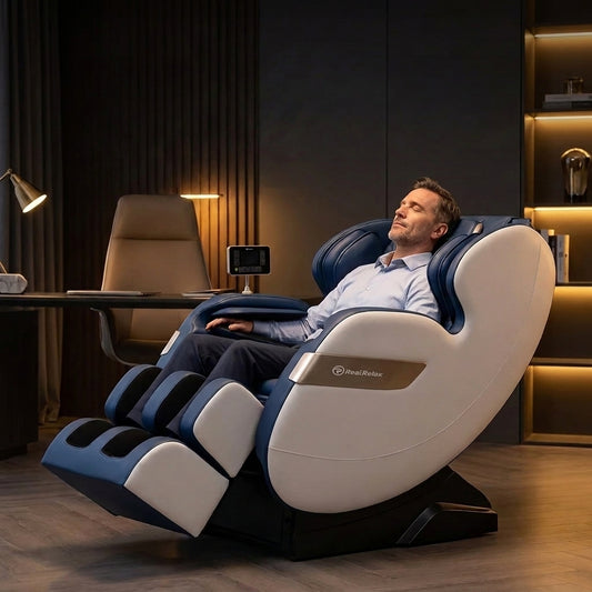 Full Body Massage Chair of Dual-Core S Track,Shiatsu Massage Recliner of Zero Gravity with APP and LCD Control,Bluetooth